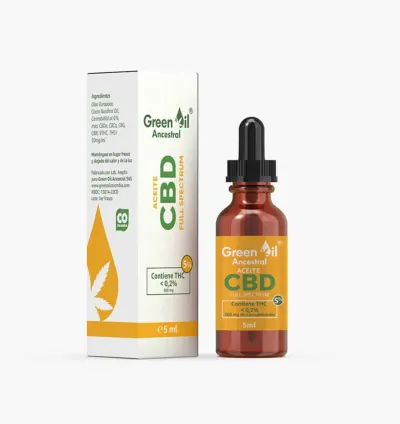 Aceite CBD Fullspectrum al 5% – Gotero 5 ml