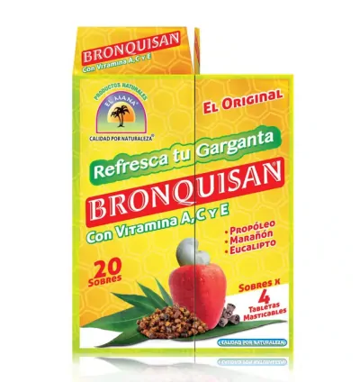 Bronquisan Pastilla® Display X 20 Sobres X 4 Pastillas
