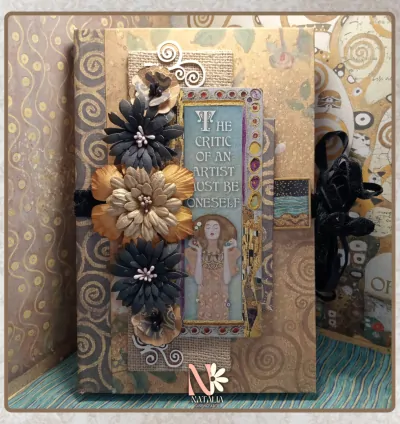Libreta Klimt Grande Scrapbooking