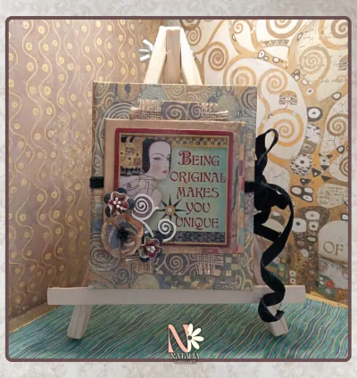 Libreta Klimt Pequeña Scrapbooking